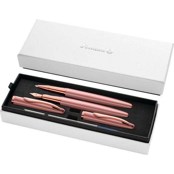 Pelikan Noble Elegance Sæt, Fyl/Rol, rose