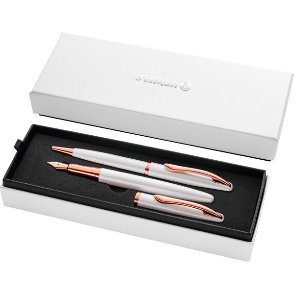 Pelikan Noble Elegance Sæt, Fyl/Kug, pearl