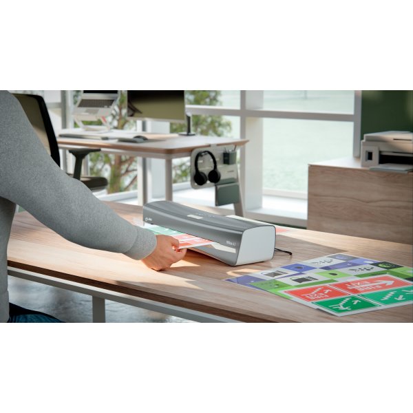Leitz Lamineringsmaskine iLAM Office A3, hvid/grå