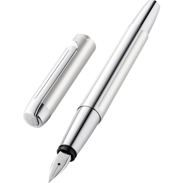 Pelikan Pura Fyldepen, F, silver