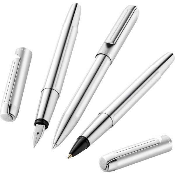 Pelikan Pura Fyldepen, F, silver