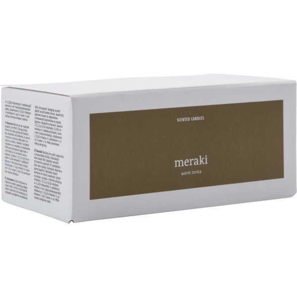 Meraki Duftlys, Warm tonka, 2stk