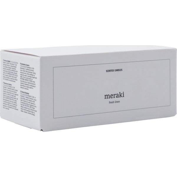 Meraki Duftlys, Fresh Linen, 2stk