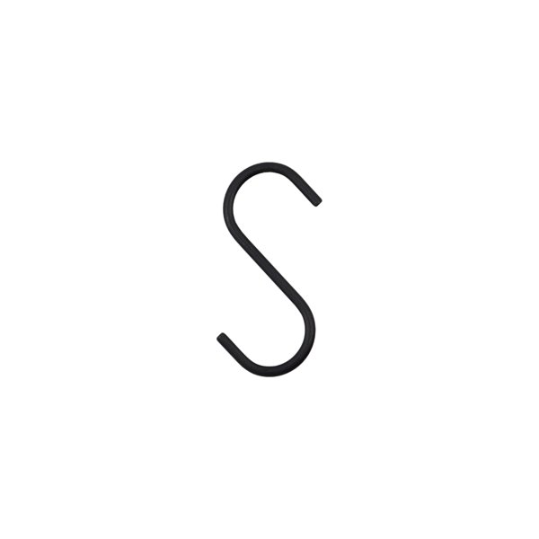 House Doctor S-Krog 6stk, s-form, sort