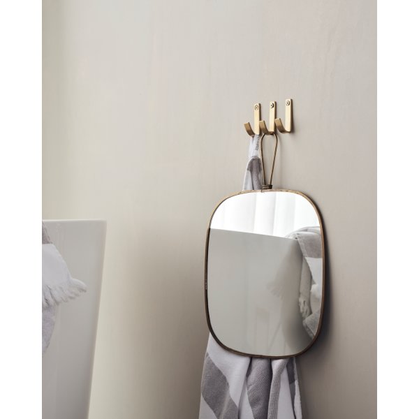 House Doctor Knage, 3stk, børstet messing-finish