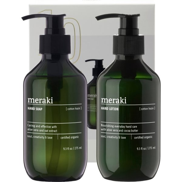 Meraki Gaveæske, hånd sæbe & lotion, cotton haze