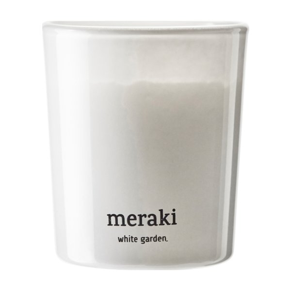 Meraki Duftlys, White garden, 2stk