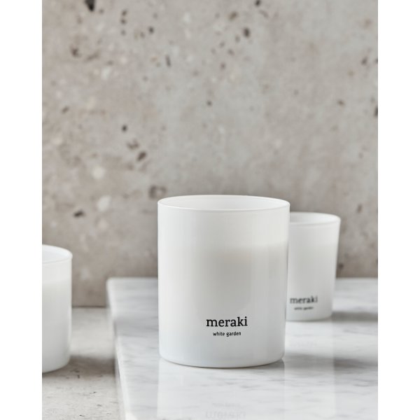 Meraki Duftlys, White garden, stor