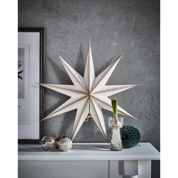 House Doctor Stjerne, champagne hvid, W15xD60cm