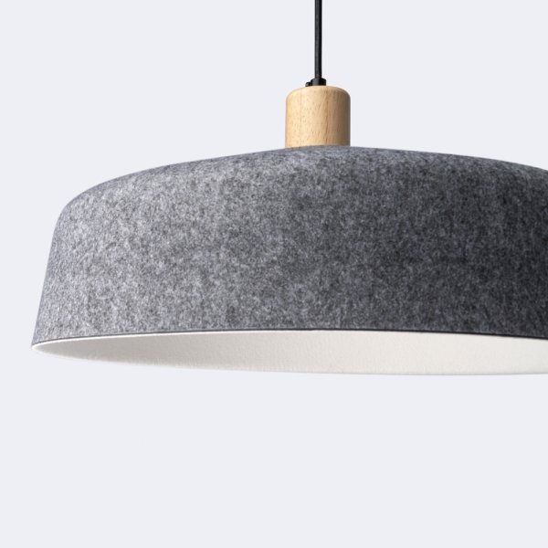 Felta Pendel filtlampe, grå