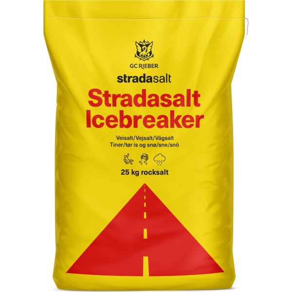 Strada Vejsalt 25 kg. sæk, 40 stk. (1 palle)