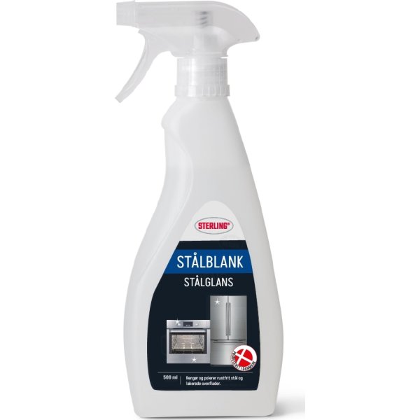 Sterling Spray | Stålblank | 500 ml
