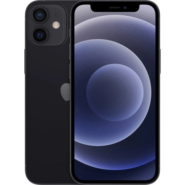 Brugt Apple iPhone 12, 64GB, sort, Grade B