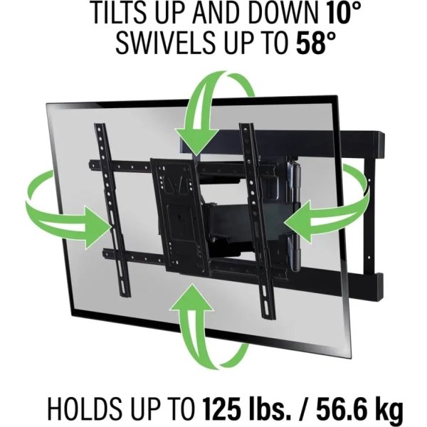 Sanus TV-ophæng Max Vesa 600x450 Full Motion, sort
