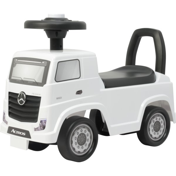 Gåbil Mercedes Actros lastbil til børn, hvid