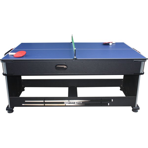 Stanlord 3-i-1 bord, Lucca 6 fods, sort