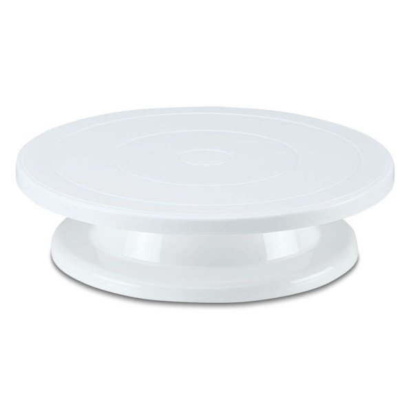 Städter Roterende kageopsats, hvid, plast, Ø27,5cm