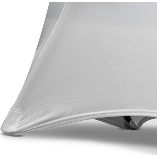 Park dug t/rundt bord Ø80-110 cm, hvid