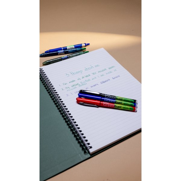 Pilot Greenball Rollerpen | M | Sort