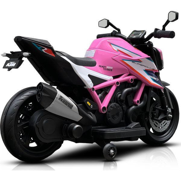 Elbil KTM X12 motorcykel til børn, 2x12V, pink