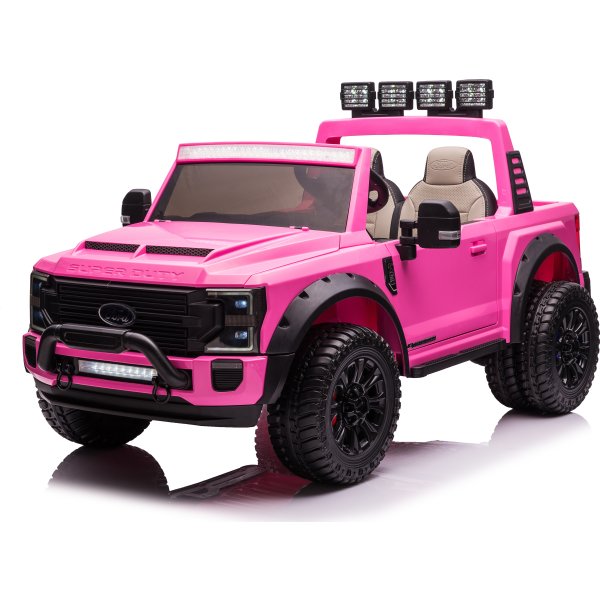 Elbil Ford Duty F450 børnebil, 4x24V, Pink