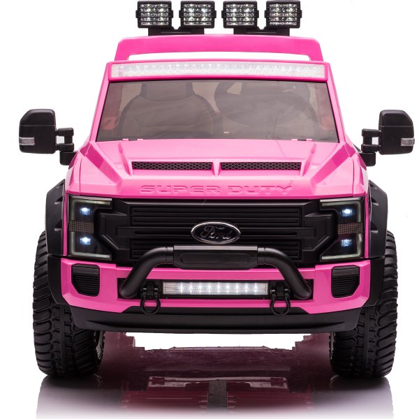 Elbil Ford Duty F450 børnebil, 4x24V, Pink