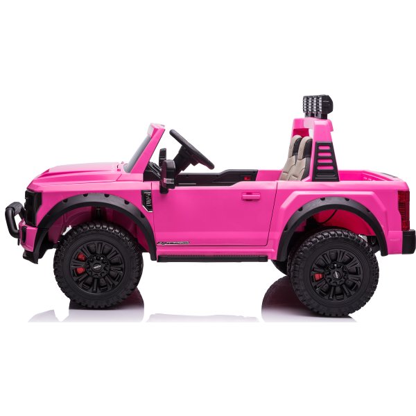 Elbil Ford Duty F450 børnebil, 4x24V, Pink