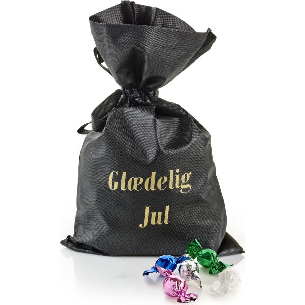 Sort Julesæk m. Chokokugler, 1750g