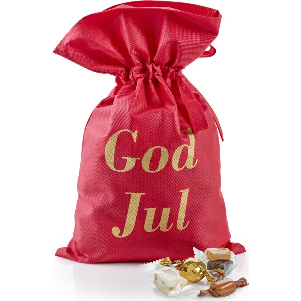 Rød Julesæk m. Blandet Sødt, 1000g