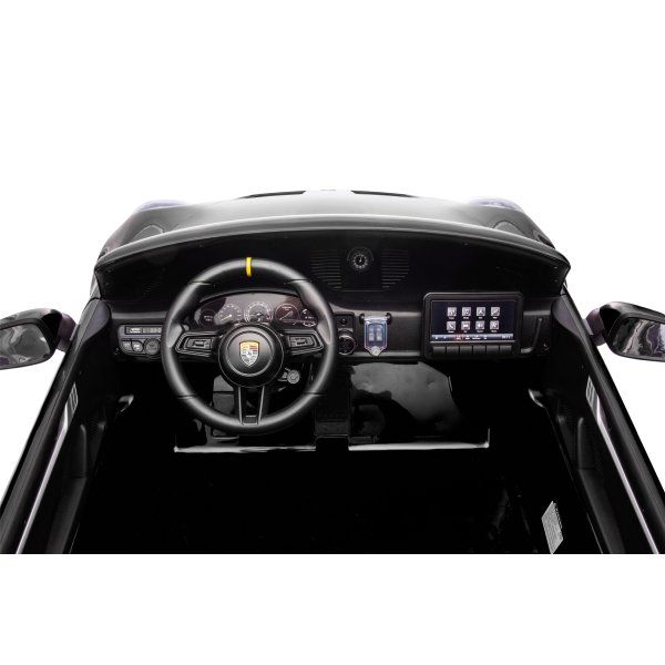 Elbil Porsche Spyder 911 GT3 børnebil, sort