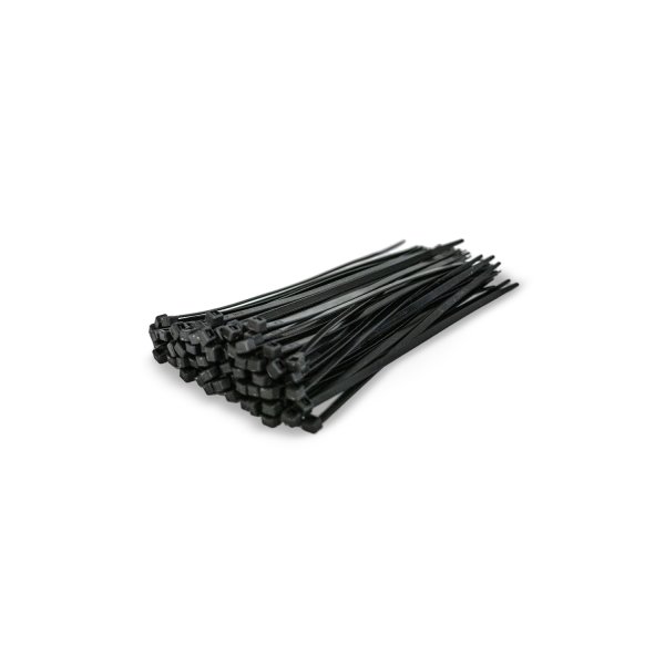 Kabelstrips 2,5x100 mm, Sort, 100 stk.
