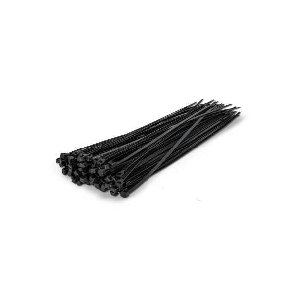 Kabelstrips 4,8x300 mm, Sort, 100 stk.