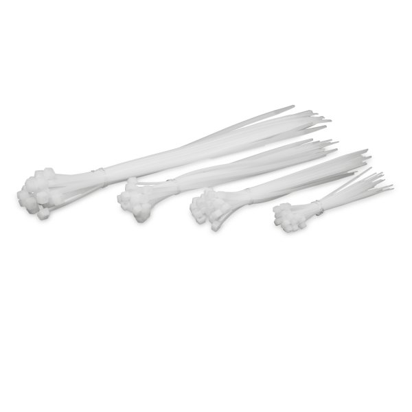 Kabelstrips - 100/150/200/300 mm, Klar, 100 stk.