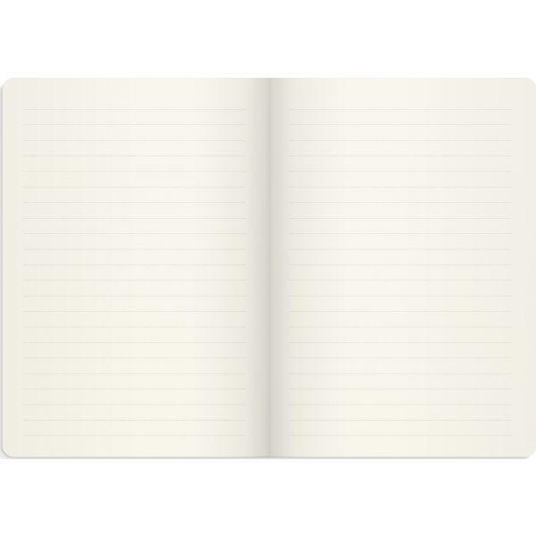 Burde Deluxe Notesbog, A6, linjeret, brown