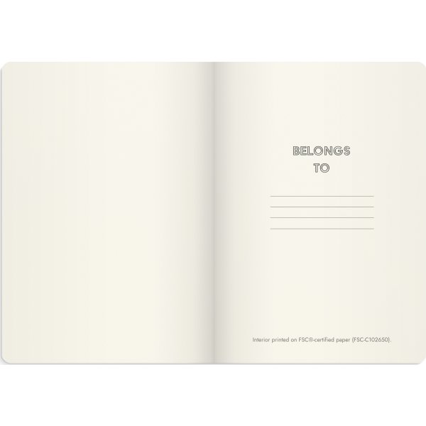 Burde Deluxe Notesbog, A6, linjeret, brown