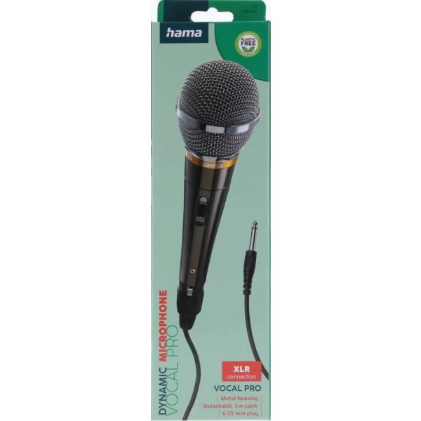 Hama Mikrofon Vocal Pro Dynamisk Mono