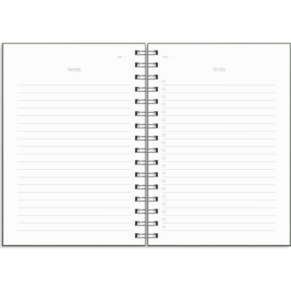 Burde Notesbog | Notebook & To Do's | A5 | Grøn