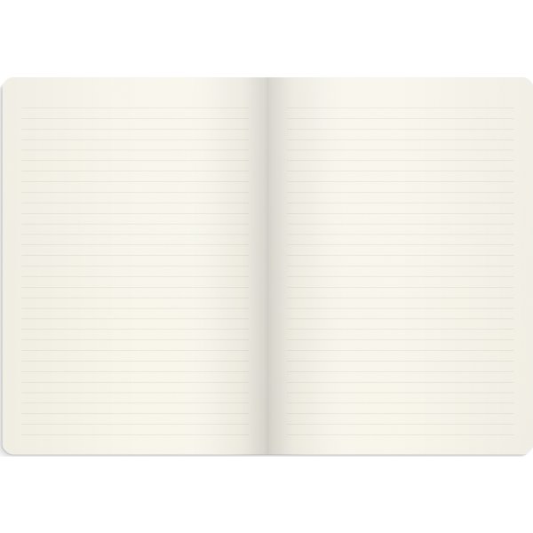 Burde Deluxe Notesbog, B5, linjeret, pink meadow