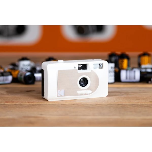Kodak Film Kamera S88 Motoriseret Linnen, Hvid