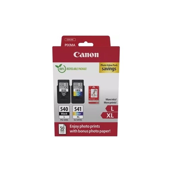 Canon PG-540/CL-541XL Blækpatroner, sampak