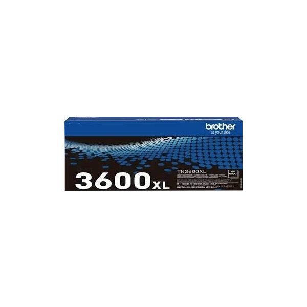 Brother TN3600XL Lasertoner, sort, 6.000 sider