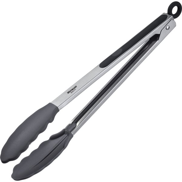 Westmark madtang med lås, 34 cm, stål/silikone