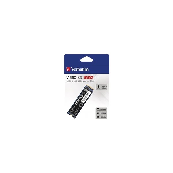 Verbatim Vi560 Internal SATA SSD harddiske, 2TB