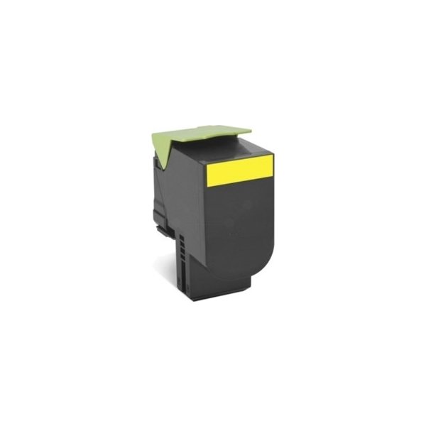 Lexmark CS510 Lasertoner, gul, 4.000 sider