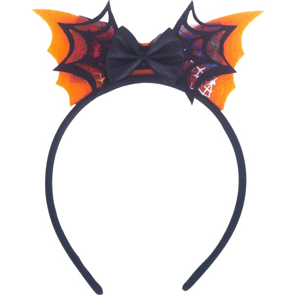 Halloween Hårbøjle m. Sløjfe