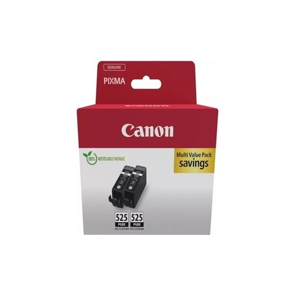 Canon PGI-525 Blækpatroner, sort, 2-pak