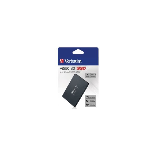 Verbatim Vi550 S3 SSD harddisk 2.5”  7mm 4TB