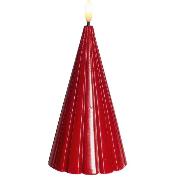 Sirius Laura LED Træ, Rød, 17 cm