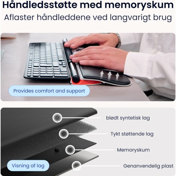 Contour Wrist rest til Balance Keyboard