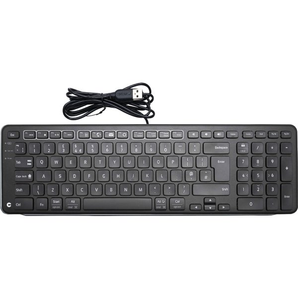 Contour Balance Wired-PN Keyboard, sort
